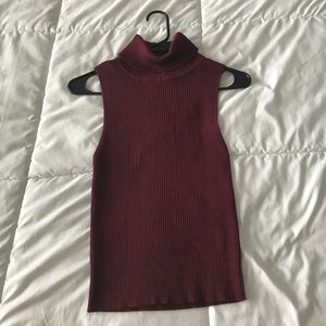Turtleneck Tank Top